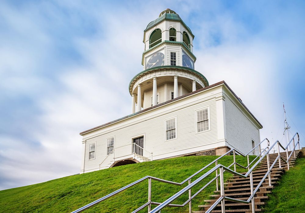 The clock tower on Halifax's Citadel Hill