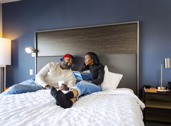 Couple in a Hotel Room 