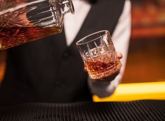 Bartender Pouring Drink