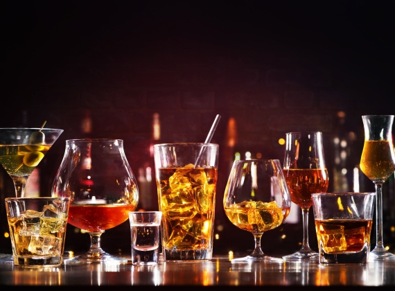 Assortment of spirits