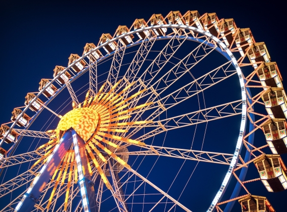 Ferris Wheel at Night
