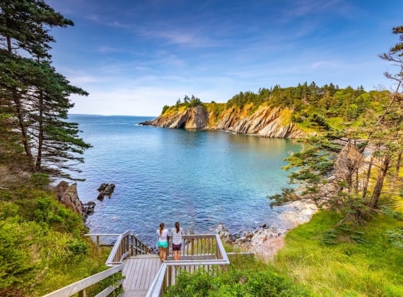 Look out point at Smugglers Cove Provincial Park