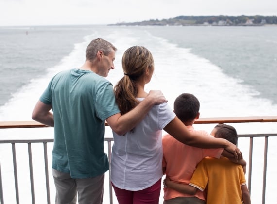Family on The CAT Deck
