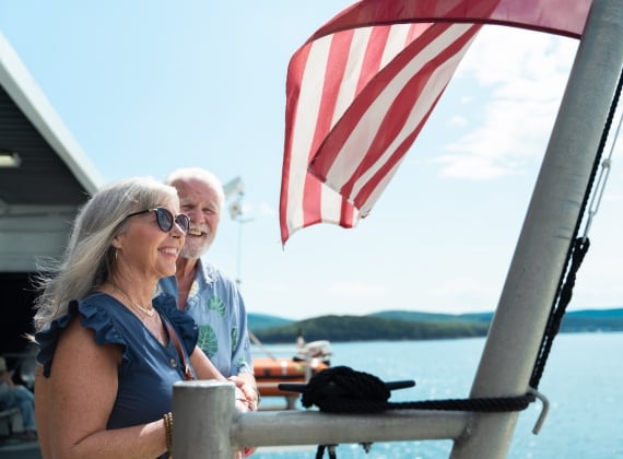 The CAT Couple on Deck