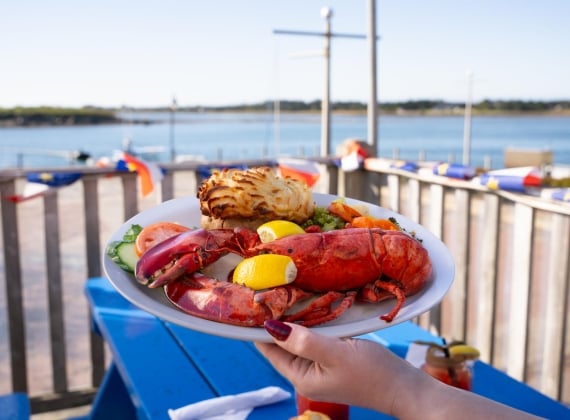 Lobster Dinner at Rudder's Seafood Restaurant and Brewery