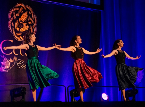 Dancers at Celtic Colours International Festival
