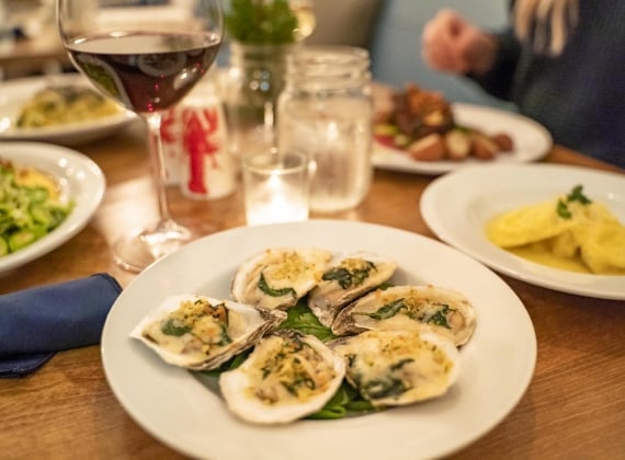 An oyster dish