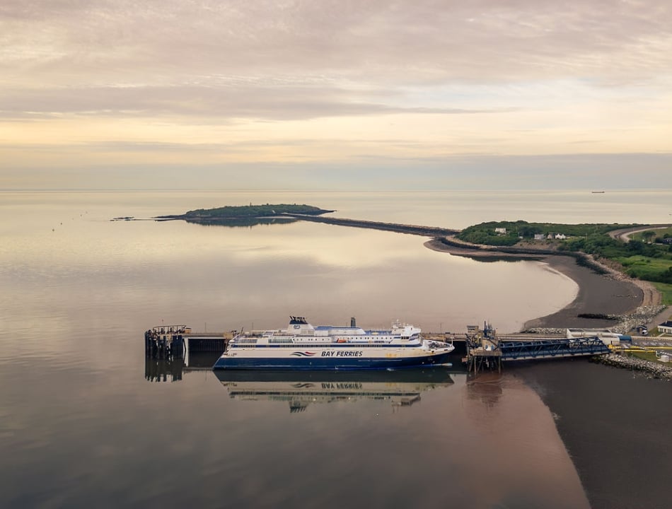 Ferry at the terminal