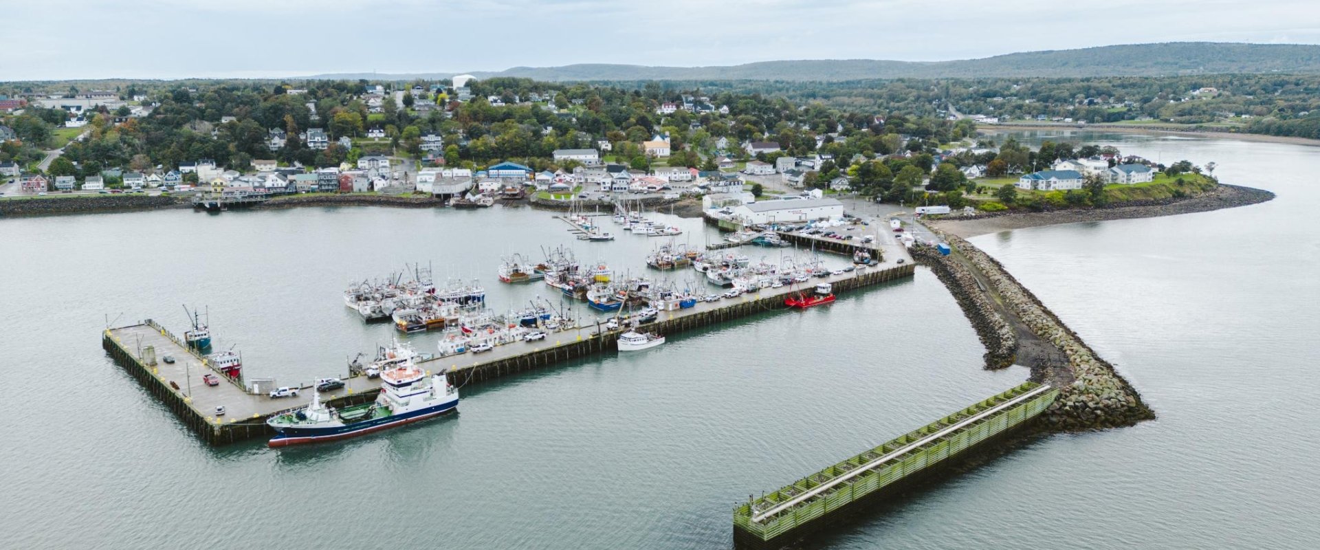 Ariel view of Digby port