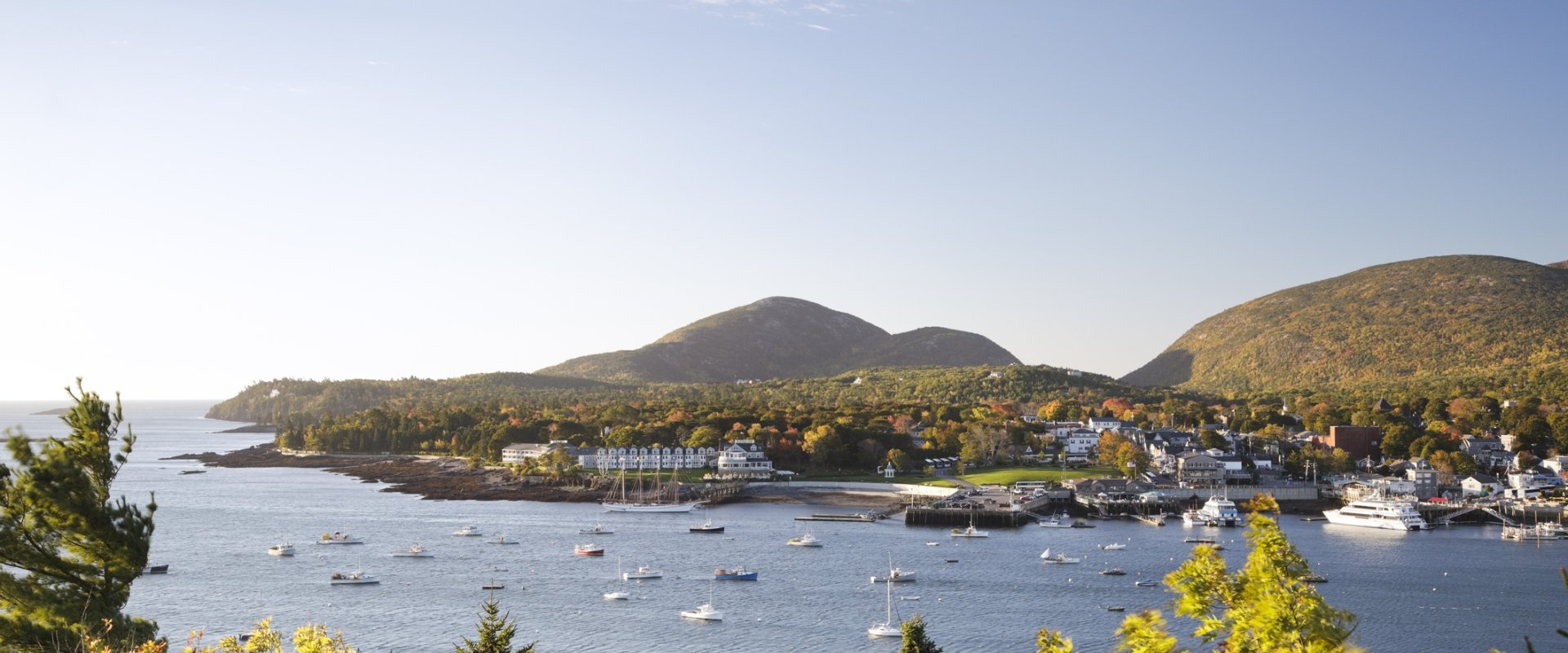 Bar Harbor Aerial View