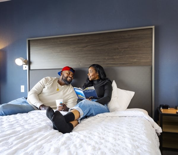 Couple in a Hotel Room 