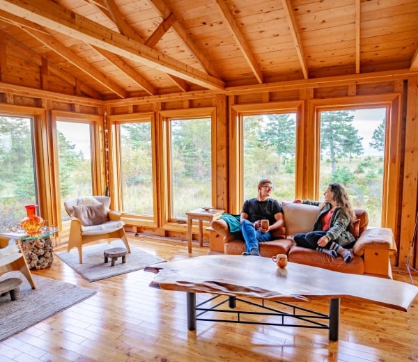 Location: Kirribilli EcoRetreat Pictou Island Yurts, Northumberland Shore 