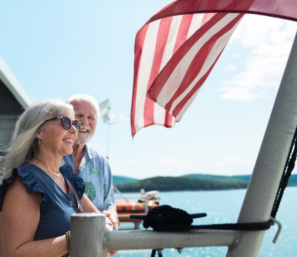 The CAT Couple on Deck